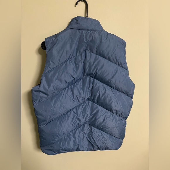 Camel Puffer Ski Vest Mens Size Large Goose Down Feather Vintage Reversible - Picture 2 of 8